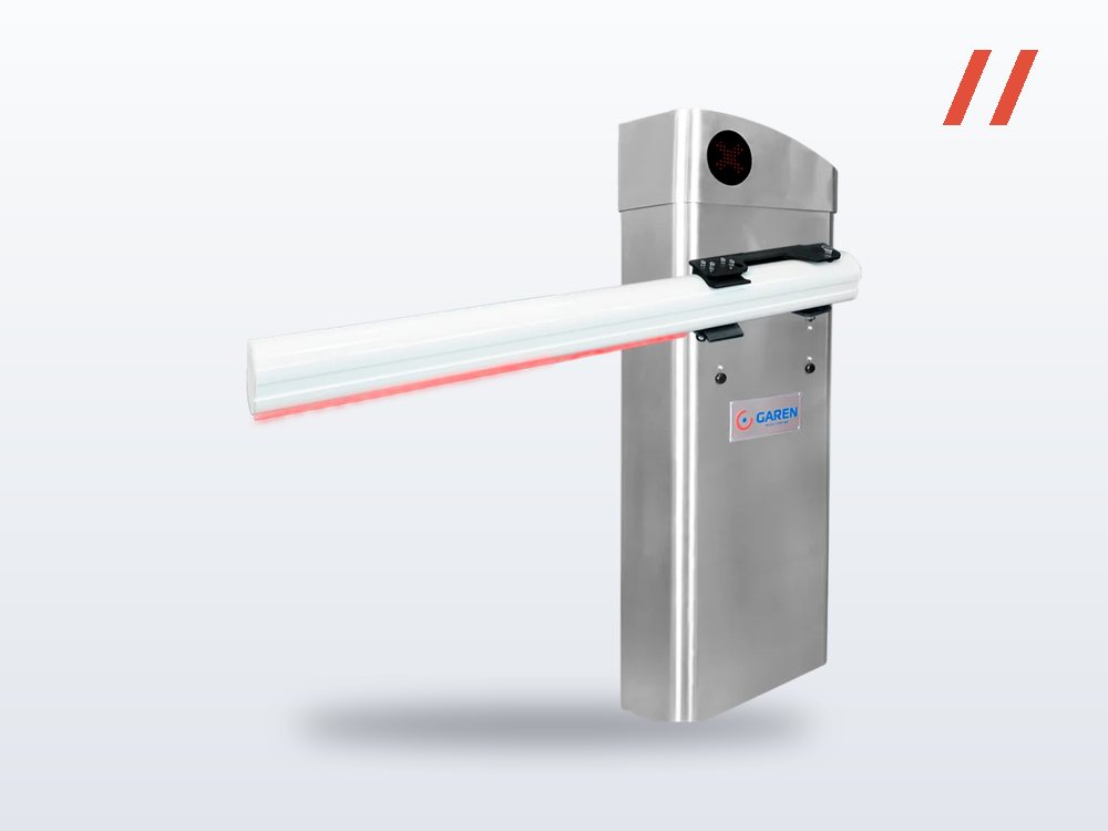 Cancela automática Garen Intense BLDC em inox